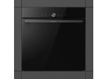 GORENJE Pyrolyse Backofen "GO66MB Pizza350C", Energieeffizienz: A+, schwarz, B:59,5cm H:59,5cm T:56,4cm, Backöfen, PizzaPlus: In 3:30 Min. bei 350 C die perfekte Pizza zuhause backen, Pyrolyse Backofen