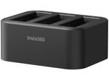 INSTA360 Akku-Ladestation "Schnelllade-Hub für die Insta360 Ace Serie", schwarz, B:7,4cm H:5,6cm T:3,1cm, Ladegeräte, Akku-Ladestation