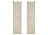 Schiebegardine OTTO HOME "Anna" Gr. 5, taupe, B:57cm H:265cm, Ausbrenner, Polyester, Viskose, Gardinen, Schiebegardine, Inkl. Beschwerungsstange