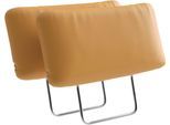 Kopfstütze SIT & MORE "Pamela, Leder, 2 Stück, B: 50 cm", beige (curry), B:50cm H:25cm, Polsterauflagen, Kopfstütze, verschiedene Farben