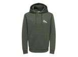 Only & Sons onsceres hood sweat print cam vd 22039604 beluga
