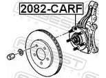 FEBEST Radnabe 2082carf Vorderachse für Chrysler ALFAROME/Fiat/LANCI