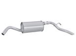 HELLA Endschalldämpfer 8ld366029851 hinten für Ford