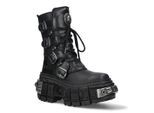 New Rock halfhoge lederen platformlaarzen-WALL373-S3