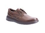Hush Puppies Heren Triton Leren Casual Schoenen (Bruin)
