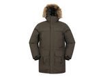 Mountain Warehouse Heren Antarctic Extreme Waterdichte Donzen Jas (Donkere Khaki)