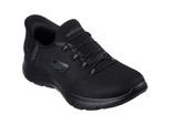 Skechers Summits - Diamond Dream Textile Damestrainers in zwart