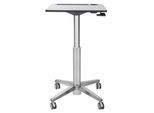 Ergotron LearnFit® mobiler Steh-Sitz Tisch mit 40.6cm Höhenverstellung