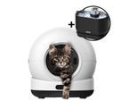 Zedar Selbstreinigende Katzentoilette und 2.5L Trinkbrunnen für Katze Kabellos - K1200 PRO & WF600