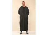 Heren zwarte Marokkaanse Thobe Djellaba Jubba Robe Eid