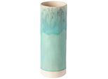 Costa Nova Vase, Hellblau, Keramik, zylindrisch, 25 cm, Handmade in Europe, handgemacht, Dekoration, Vasen, Keramikvasen
