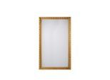 Milino Wandspiegel, Gold, Glas, Eukalyptusholz, rechteckig, 100x200x3 cm, senkrecht und waagrecht montierbar, Ganzkörperspiegel, Spiegel, Wandspiegel