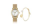 Quarzuhr ISABELLA FORD "SFF7-2", gold, Armbanduhren, Damen, Quarzuhr