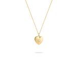 Kette mit Anhänger TAMARIS "Schmuck Geschenk Edelstahl Halskette Herz Medaillon zum öffnen", gold (gelbgoldfarben), Halsketten, Damen, Edelstahl, L: 50