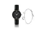 Quarzuhr ISABELLA FORD "SFC1-2", schwarz, Armbanduhren, Damen, Quarzuhr