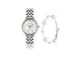 Quarzuhr ISABELLA FORD "SFD1-1", silber, Armbanduhren, Damen, Quarzuhr