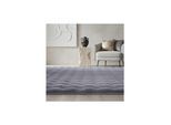 Teppich Hochflor Waschbar NAUDERS in Grau, einfarbig, 140 x 200 cm