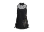 Staud Zwarte Polyester Casual Jurk