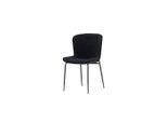 Livetastic , Schwarz , Metall, Textil , 48x80x54 cm , Esszimmer, Esszimmerstühle, Stühle