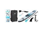 Homezone , Grau, Schwarz, Weiß, Hellblau , Kunststoff , 81x15x340 cm , Pools & Wasserspaß, Wassersport, Stand Up Paddles