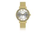 Quarzuhr CLARE MOSS "CMB3-B034G", gold, Armbanduhren, Damen, Quarzuhr