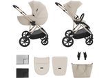 Kombi-Kinderwagen KINDERKRAFT "PRIME 3 2in1", Kinder, beige (sand dune), Kinderwagen