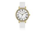 Quarzuhr CLARE MOSS "CMB2-S044G", weiß, Armbanduhren, Damen, Quarzuhr