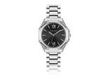 Quarzuhr CLARE MOSS "CMB8-B058S", silber, Armbanduhren, Damen, Quarzuhr