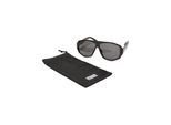 Sonnenbrille URBAN CLASSICS "Urban Classics Unisex 101 Sunglasses UC", Damen, schwarz, schwarz, Sonnenbrillen Sonnenbrille