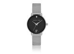 Quarzuhr ISABELLA FORD "FC1-B014S", silber, Armbanduhren, Damen, Quarzuhr