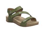 Sandale JOSEF SEIBEL "Tonga 25, khaki", Damen, Gr. 37, grün (khaki), Obermaterial: 100% Rindsleder Leather cow., Schuhe Sandale