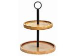 Etagere, Holz, 25.0x31.0x25.0 cm, Tischkultur & Servieren, Etageren