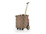 Reisenthel Einkaufstrolley Carrycruiser frame leo macchiato, Kunststoff, 40 L, 42x47.5x32 cm, Innentasche, wasserabweisend, höhenverstellbarer Griff, Leichtlaufrollen, Freizeit, Koffer & Taschen, Einkaufstaschen