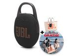 JBL Bluetooth-Lautsprecher "Set: Clip 5 + Strandtasche", schwarz, B:10,2cm H:6,2cm T:15,3cm, Lautsprecher, Ultra-kompakter wasserdichter Lautsprecher mit Strandtasche, Bluetooth-Lautsprecher