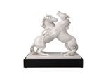 Dekofigur GOEBEL "Dekofigur Pferde Artiste er Alegria Studio 8 Chevaux 32 cm weiß-silber", bunt (weiß, silber), B:16,5cm H:29cm T:32cm, Dekofiguren, Dekofigur
