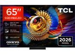TCL QLED Mini LED-Fernseher "65Q7D ProX1", Energieeffizienz: E, schwarz, 65 ″, Fernseher, SQD-Mini LED, AiPQ Prozessor, ONKYO 2.1, Dolby Vision, Apple AirPlay 2, QLED Mini LED-Fernseher