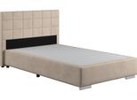 Boxspringbett COTTA "SIMBA, Grundgestell ohne Matratze", grau (platinum), L:209cm, Komplettbetten, Boxspringbett, Bezug feine Struktur, Liegefläche 120/140/160/180/200 cm x 200 cm