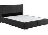 Boxspringbett COTTA "Simba in verschiedenen Farben und Breiten erhältlich, ohne Matratze", schwarz, Komplettbetten, Struktur fein Polyester ohne Matratze, Liegefläche B/L: 140cm x 200cm Betthöhe: 55cm, kein Härtegrad, ohne Matratze, Boxspringbett, Bezugsstoff: Struktur fein, L:209cm