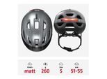 Fahrradhelm ABUS "URBAN-I 4.0 ACE" Gr. XL, silber (silber (graphite silber)), Helme, XL Kopfumfang: 60cm - 64cm