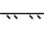 BRILONER LEUCHTEN Schienensystem-Sets "RAIL", matt, schwarz, H: 14cm, 7 Stk., Leuchten, Schienensystem Rail 1,5 m Schwarz 4,5W Decke Wohnzimmer Büro Küche