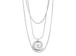 Kette ohne Anhänger ADELIA´S "Edelstahl Halskette mit Anhänger", silber, Halsketten, Damen, 50cm, Edelstahl, 50 cm + 5 cm, silberfarben