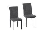 HTI-Living Stuhl Matthew Grau 2er-Set