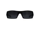 Oakley Wrap Heren Gepolijst Zwart Grijs Zonnebril