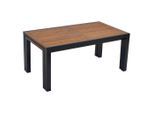 Gardenson , Graphitfarben, Naturfarben , Holz, Metall , Akazie , massiv , rechteckig , 100x80x180-300 cm , ausziehbar ,