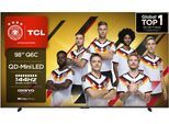TCL Mini-LED-Fernseher "98Q6CX7", Energieeffizienz: E (A-G), schwarz, 98, Fernseher, 4K Multi-HDR Dolby Vision, 144Hz, ONKYO Dolby Atmos, Apple Airplay 2