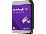 WESTERN DIGITAL interne HDD-Festplatte "Purple Pro Smart Video 8TB", lila (silber, schwarz), 8 TB, Festplatten