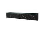 P & B Lowboard D180, Graphit, Kunststoff, 2 Fächer, kaltweiß, 180x30x33 cm, stehend, hängend, Beleuchtung, Wohnzimmer, Wohnwände, Lowboards, Lowboards stehend