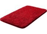 Badematte GRUND "Melange" Gr. 1, rot (rubinrot), H:27mm, Polyacryl, Badematten, Badematte, besonders dichter Flor