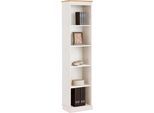 Bücherregal OTTO HOME "Indra", gelb (weiß, honig), B:46cm H:186cm T:32cm, Massivholz, Regale, Bücherregal, aus massiver Kiefer, in verscheidenen Höhen, mit FSC