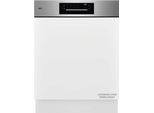 AEG teilintegrierbarer Geschirrspüler "GT9200X2SCM", Energieeffizienz: A, weiß (edelstahl), B:59,6cm H:84,5cm T:58cm, Geschirrspüler, Leise Spülmaschine 38 dB kraftvoll gegen Eingebranntes EEK A-10 %, teilintegrierbarer Geschirrspüler